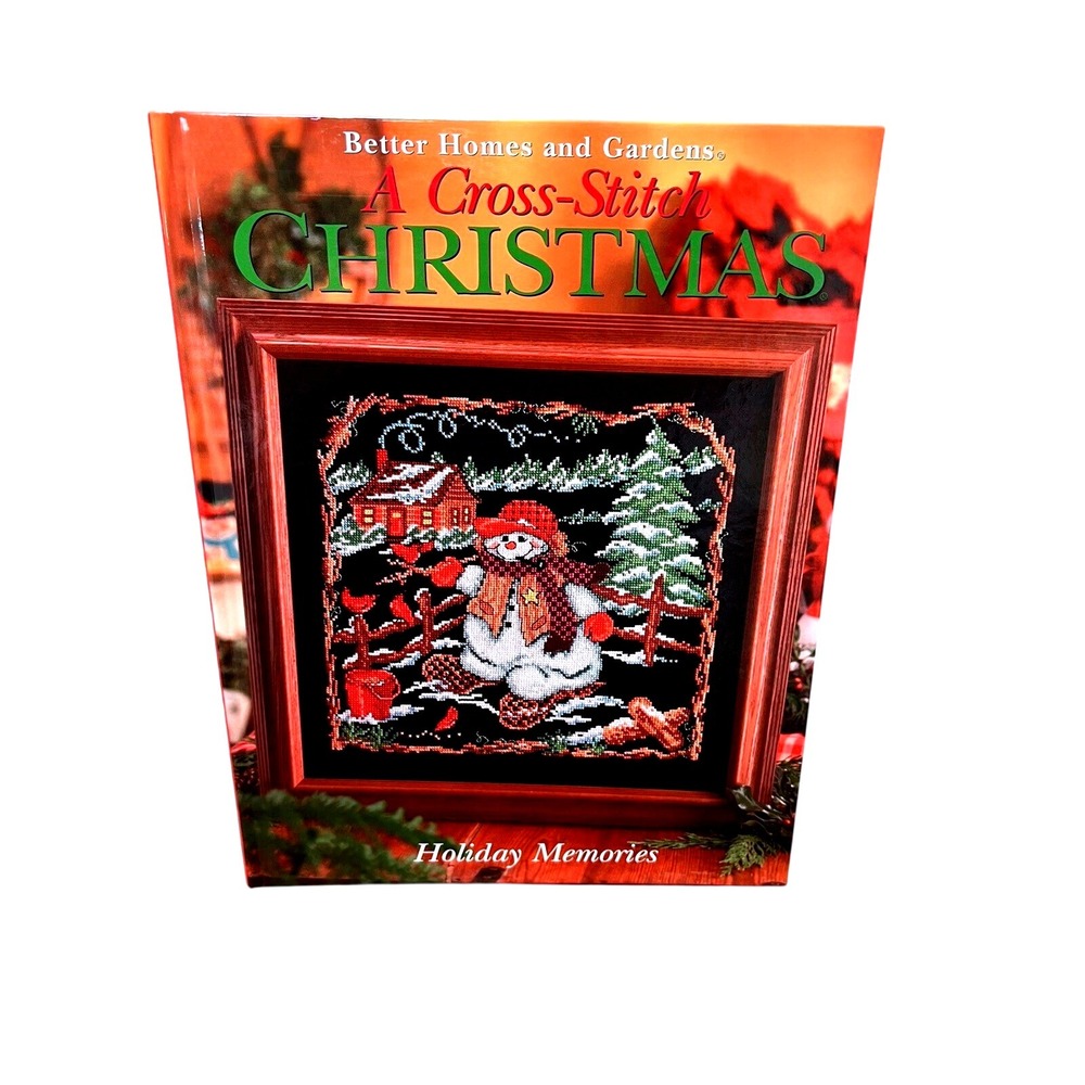 2005 Better Homes & Gardens A Cross-stitch Christmas - Holiday Memories Hard New - Picture 1 of 16